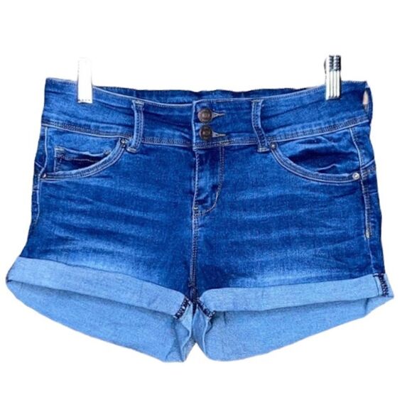 Forever 21 Stretch Jean Shorts Size S - Picture 1 of 7